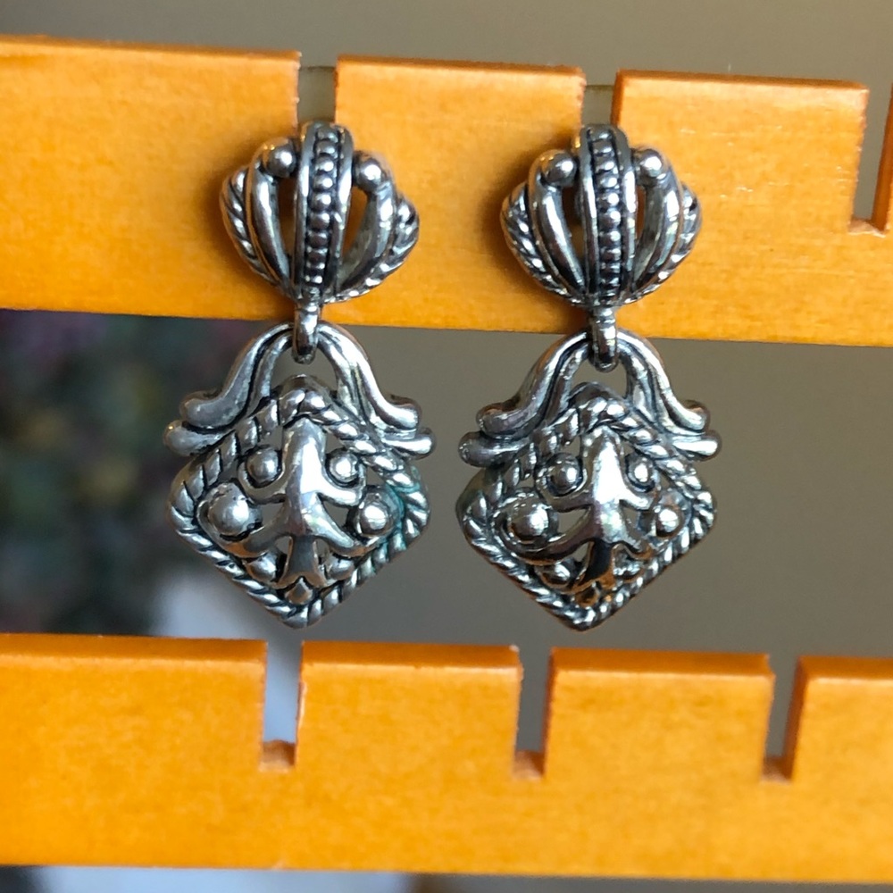 Vintage Brighton Silver Earrings